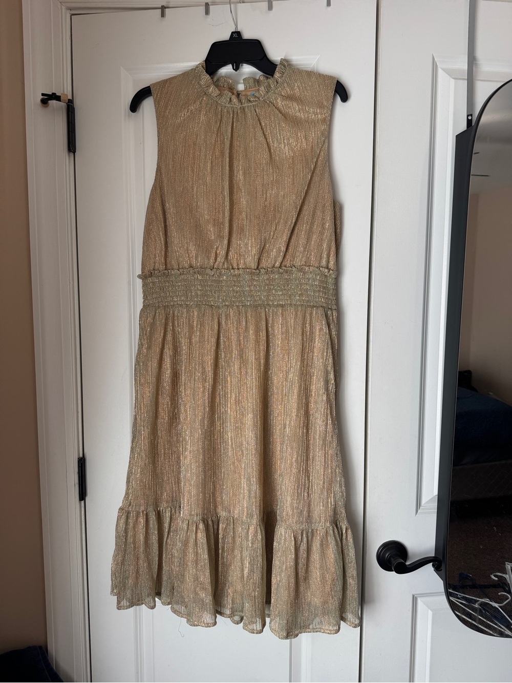 Women’s Metallic Gold Party Dress